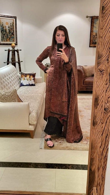 Ajrak Suit